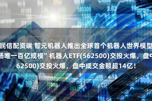 民信配资端 智元机器人推出全球首个机器人世界模型开源平台！“全市场唯一百亿规模”机器人ETF(562500)交投火爆，盘中成交金额超14亿！