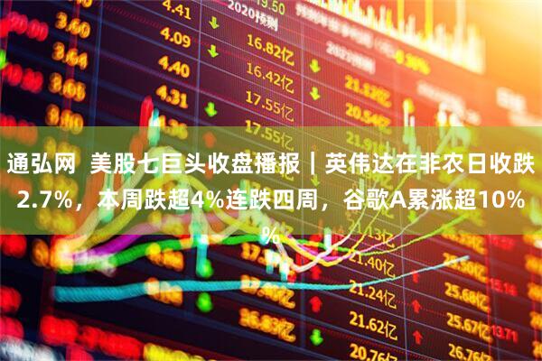 通弘网  美股七巨头收盘播报｜英伟达在非农日收跌2.7%，本周跌超4%连跌四周，谷歌A累涨超10%