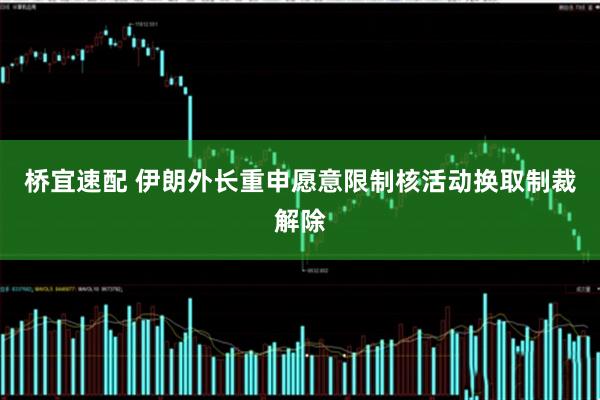 桥宜速配 伊朗外长重申愿意限制核活动换取制裁解除