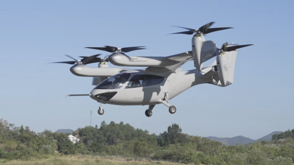 红盘策略 时的科技E20 eVTOL完成创始人同乘飞行试验