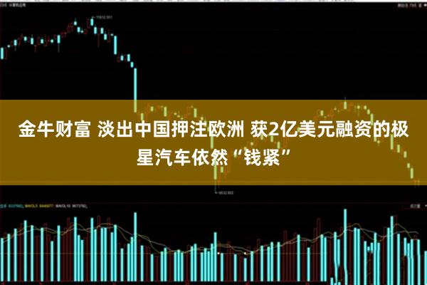 金牛财富 淡出中国押注欧洲 获2亿美元融资的极星汽车依然“钱紧”